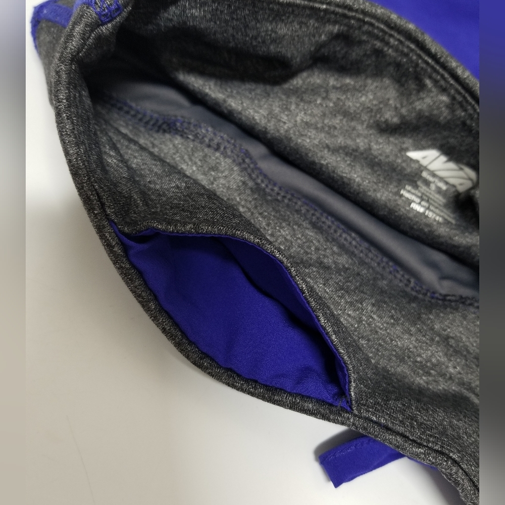 AVIA Cobalt Blue & Heathered Gray Performance 3" Running Short S - Picture 7 of 11